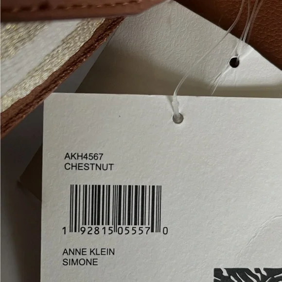 Anne Klein Simone Convertible Shoulder Hobo Bag w/ Coin Purse Chestnut Brown NWT - Picture 4 of 13